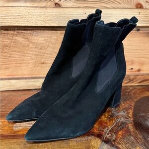 Marc Fisher Ltd Tacily Pointed Toe Suede Bootie